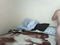 Desi men fucking a arab slut in hotel room secretly recorded to show offto his friend after that.